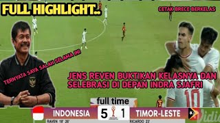 LOLOS SEMIFINAL❗️JENS REVEN BUKTIKAN KELASNYA HASIL PERTANDINGAN INDONESIA U19 VS TIMORLESTE U19 [upl. by Ydnagrub]