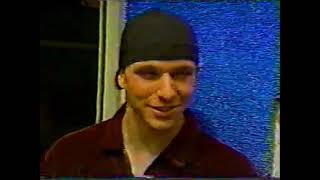 98 Degrees Invisible Man Ytv Hitlist Parking Lot Interview 1997 [upl. by Chaworth153]