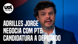 Adrilles Jorge negocia com PTB candidatura a deputado após demissão por suposto gesto nazista [upl. by Tecu]