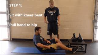 Supine Hamstring Floss [upl. by Enawd]