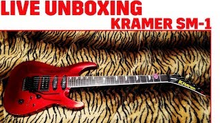 Kramer Unboxing New Guitar Day Kramer SM1 [upl. by Nosde350]