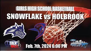 SNOWFLAKE vs HOLBROOK Girls High School Basketball Full Game [upl. by Ear]