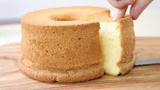 How to make a easy and delicious chiffon cake [upl. by Akinoj614]