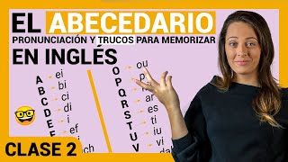 EL ABECEDARIO en inglés 🔊PRONUNCIACIÓN fácil y rápido🚀 ▶ ＃2 Clase [upl. by Kinnie]