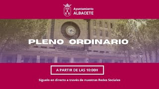 Pleno Ordinario del 24 de septiembre de 2024 1000h [upl. by Aivatahs285]