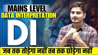 🔥Mains Level Data Interpretation  SBI  IBPS RRB PO Mains Level DI  Quant by Vijay Mishra [upl. by Haman]