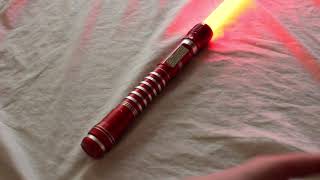 REVIEW Electrum Sabercrafts Neophyte Smart Saber  Neopixel Lightsaber [upl. by Anilah177]