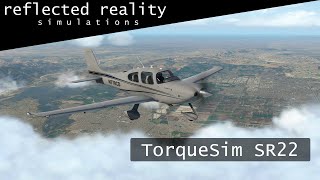 TorqueSim SR22 Part 1  KSNA Departure XPlane [upl. by Ury238]