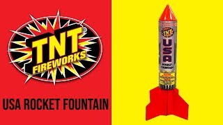 USA ROCKET FOUNTAIN  TNT Fireworks® Official Video [upl. by Nasho782]