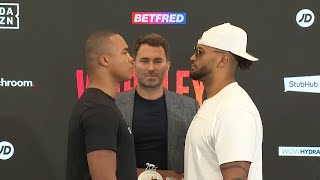 HEAVYWEIGHT HEAT Fabio Wardley vs Nick Webb TENSE FACEOFF [upl. by Iyre]