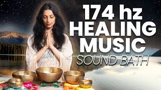 174 hz Frequency Sound Therapy Music  Deep Sleep 1 Hour [upl. by Morten]