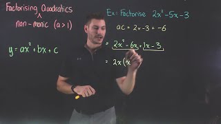 How to factorise nonmonic quadratic equations [upl. by Artenek]