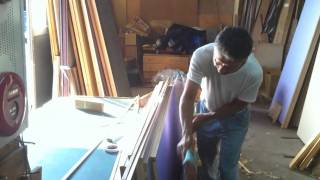 Japanese craftsman who making fusumaJapanese paper door [upl. by Gearard]