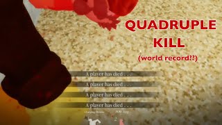 QUADRUPLE KILL world record  pillar chase 2 [upl. by Trabue]