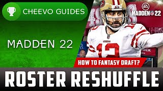 MADDEN NFL 22  Roster Reshuffle  Achievement  Trophy Guide Xbox How to Fantasy Draft [upl. by Anelat]