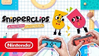 Snipperclips – ¡A recortar en compañía  Tráiler de lanzamiento Nintendo Switch [upl. by Pearlstein]