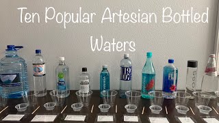 10 Popular Artesian Bottled Water Brands Testing pH and TDS levels [upl. by Tilagram273]