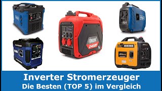 Die besten Inverter Stromerzeuger 2024 TOP 5 🥇 Testsieger Vergleich gut und günstig [upl. by Brandie]