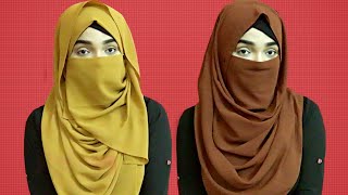 Easy Niqab Style For Summer No layer Niqab style Mutahhara♥️ [upl. by Halyak349]