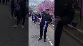 Ran my first 10k today 😭🏃🏻‍♀️💗 Cherry Blossom Run in New Jersey 10k running 🌸 [upl. by Eiclud]