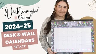 2024  25 Desk Calendars  bloom Daily Planners ® [upl. by Klute]