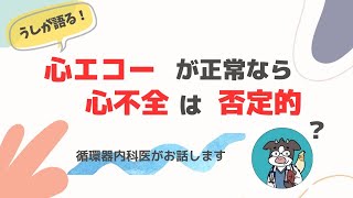 心エコーが正常なら心不全は否定的？ [upl. by Shelton]