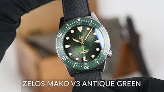 Zelos Mako V3 Antique Green [upl. by Bazar569]