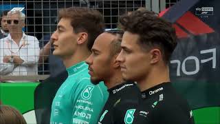 THE NATIONAL ANTHEM OF UNITED KINGDOM  FORMULA 1 2023 BRITISH GRAND PRIX [upl. by Durwood964]