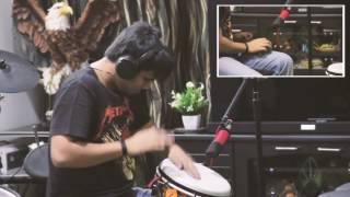 Taal Se Taal Western  Djembe amp Ghungroo Cover [upl. by Idnic]