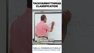 Tachyarrhythmias Classification drnajeeb drnajeeblectures youtubeshorts [upl. by Sivaj594]