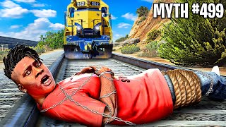 I Busted 500 Myths In GTA 5 [upl. by Ahsiadal979]