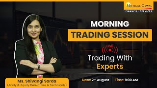 Intraday Live Trading Insights With Motilal Oswal  2nd August 2024 [upl. by Lani]