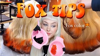 HAIR MAKEOVER ✂️ Cutting my hair off bangs are back and dyeing Fox Hair 🦊 [upl. by Clancy]