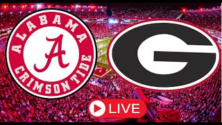 Alabama vs Georgia  Live Streaming Scoreboard Play by Play Highlights Kalen DeBoer Presser [upl. by Asilej]