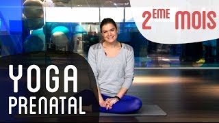 Yoga prénatal  2ème mois de grossesse [upl. by Asyl]