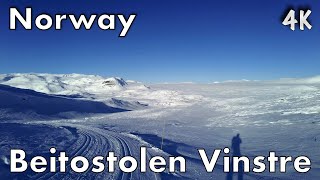 Crosscountry Skiing in Norway Beitostolen Vinstre in Jotunheimen 4K [upl. by Lyall]