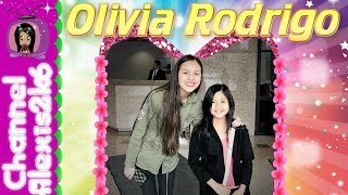 Meeting Olivia Rodrigo from Bizaardvark  Disney Channel Show  Ep 66 [upl. by Aicenav]