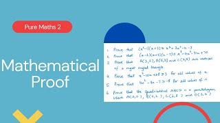 Mathematical Proof Edexcel IAL P2 15 [upl. by Nivled]