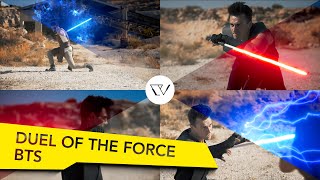 EPIC BEFORE AND AFTER VFX COMPARISON  STAR WARS DUEL OF THE FORCE [upl. by Enitsyrhc257]