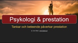 Webblektion psykologi och prestation [upl. by Kellen]