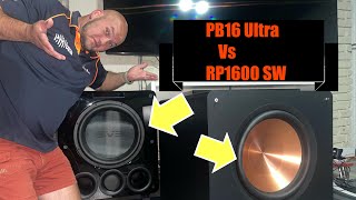 Klipsch RP1600SW vs SVS PB16 Ultra [upl. by Ahtenak]