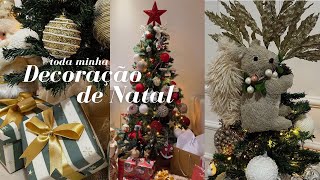 SOU DONA DA DECORAÇÃO DE NATAL MAIS LINDA DO MUNDO 🎄🎅🏼 Item por item das minhas decorações de natal [upl. by Amari]