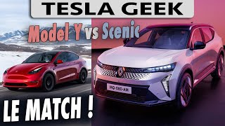 SCENIC etech vs TESLA Model Y  le MATCH [upl. by Moth]