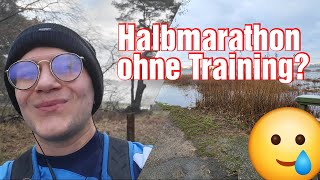 Halbmarathon ohne Training Distanz geschafft Selbstversuch auf 211 km nature running test [upl. by Tammany283]