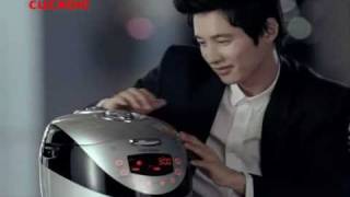 TVC Won Bin shed tears in Cuckoo Black Pearl Rice Cooker CF 30s [upl. by Ahsimal]