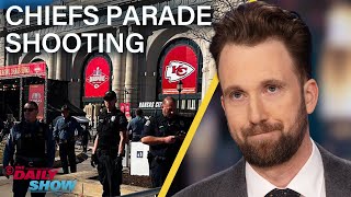 Klepper Calls for Gun Control After KC Parade Shooting amp Trump Might Get Off In GA  The Daily Show [upl. by Yenhoj725]