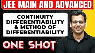 CONTINUITY amp METHOD OF DIFFERENTIABILITY in 1 Shot All Concepts amp PYQs Covered JEE Main amp Advanced [upl. by Aimee447]