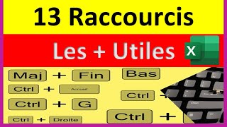 Excel 13 raccourcis clavier les plus utiles en 3 minutes [upl. by Names]