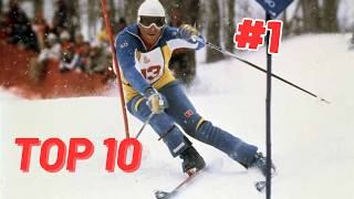 Top 10 Greatest Men Alpine Skiers of All Time [upl. by Owens]