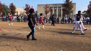 Lanier High School Marching Band at the 2017 City of Jackson Holiday Parade [upl. by Anoy]